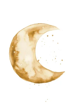 Leinwand Golden Crescent 30 x 45 cm