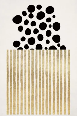 Leinwand Golden Popcorn 30 x 45 cm