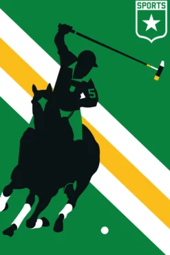 Leinwand HorsePolo 30 x 45 cm