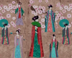 Leinwand Kimono II 50 x 40 cm