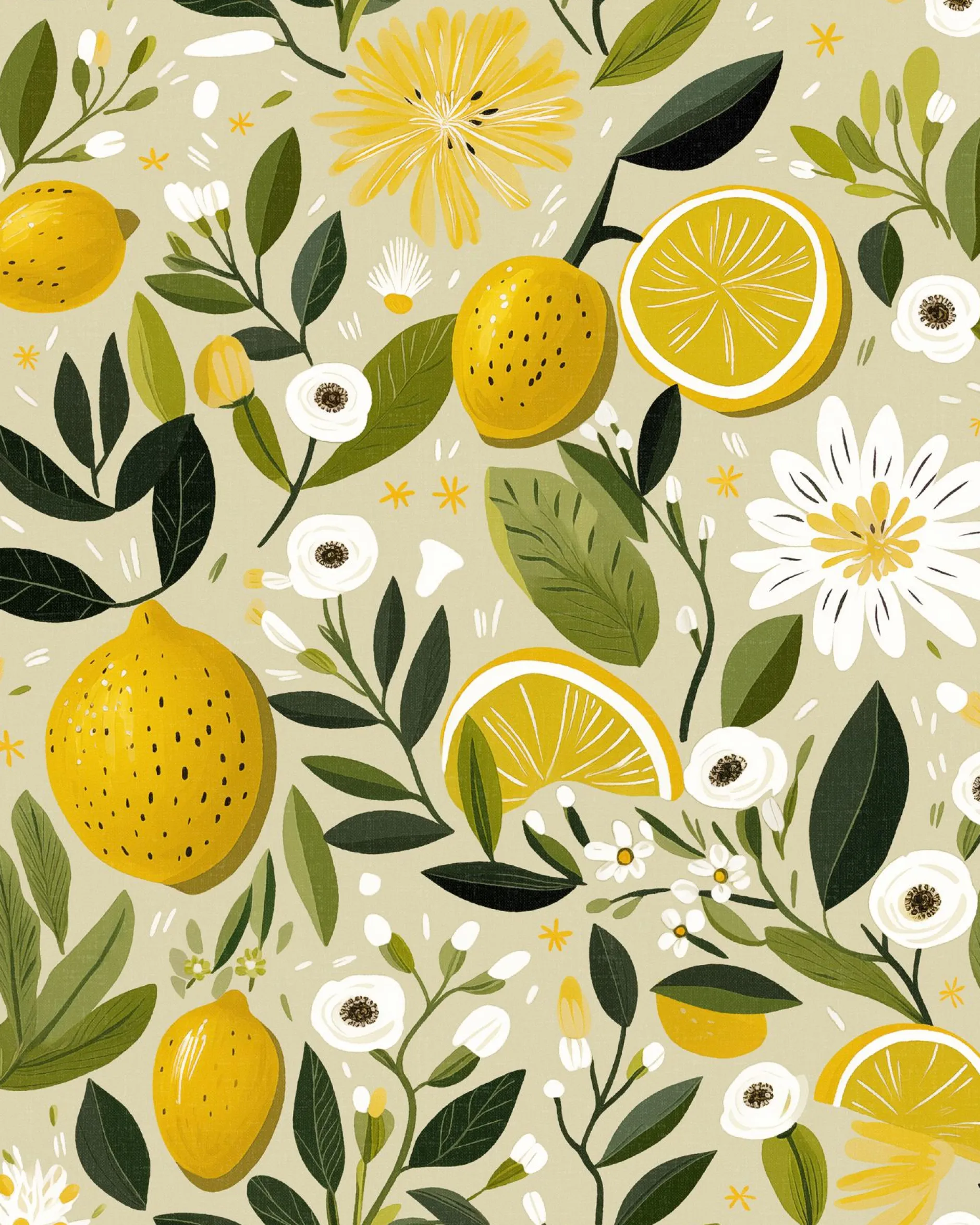 Leinwand Lemons Light 40 x 50 cm
