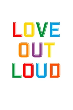 Leinwand Love Out Loud II 30 x 45 cm