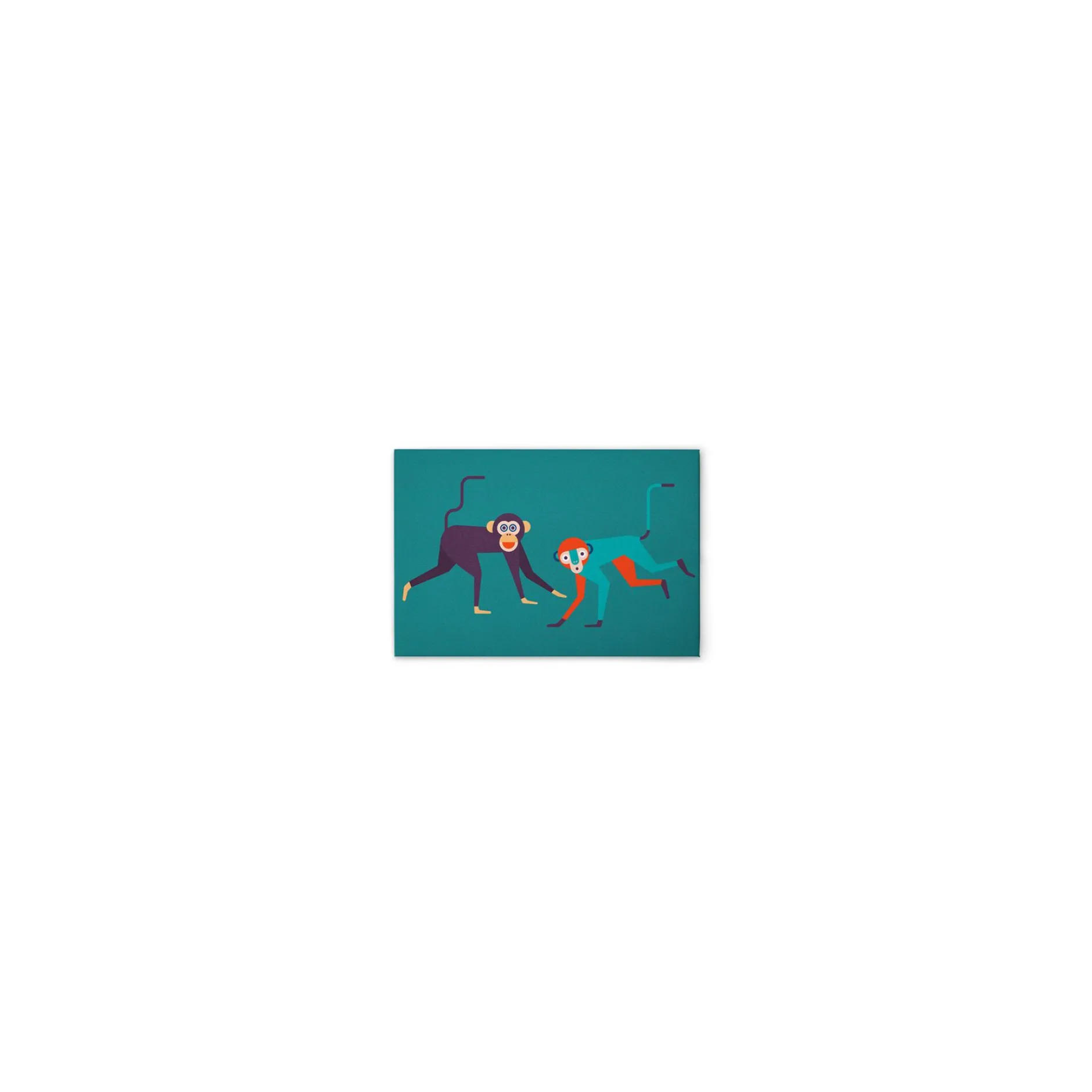 Leinwand Monkey Business I 45 x 30 cm