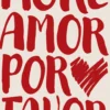 Leinwand More Amor 30 x 45 cm
