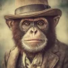 Leinwand Mr.Monkey 40 x 50 cm