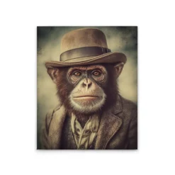 Leinwand Mr.Monkey 40 x 50 cm