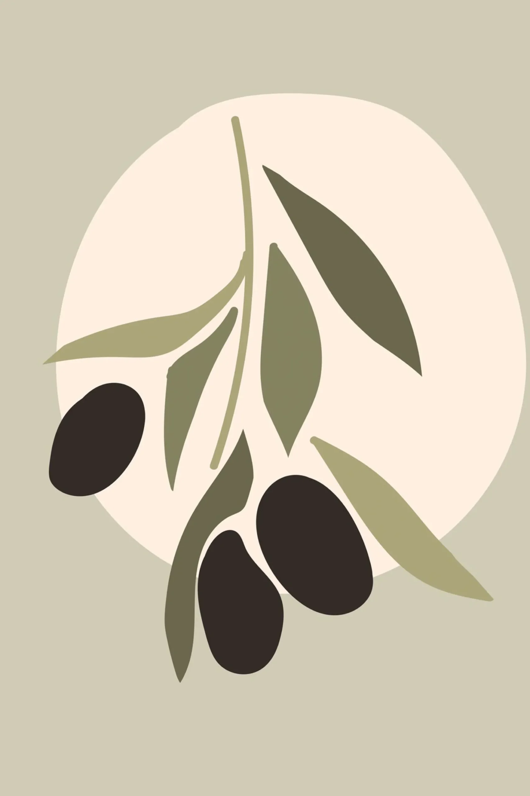 Leinwand Olive I 30 x 45 cm