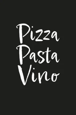 Leinwand PizzaPastaVino 30 x 45 cm