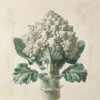 Leinwand Romanesco Weiss 30 x 30 cm