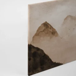Livingwalls Leinwand, Berge, Vögel, 90x60 cm DD120297