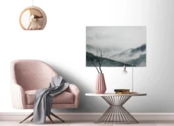 Livingwalls Leinwand, Berglandschaft, Vögel, 90x60 cm DD120298