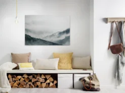 Livingwalls Leinwand, Berglandschaft, Vögel, 90x60 cm DD120298