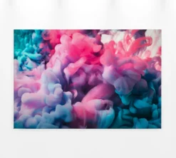 Livingwalls Leinwand, Farbwolken, 90x60 cm DD120280