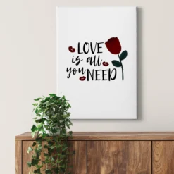 Livingwalls Leinwand, Rose, Love, 50x70 cm DD123146