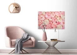 Livingwalls Leinwand, Rosen, Blumenblätter, 90x60 cm DD120257