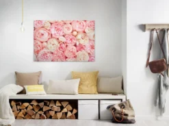Livingwalls Leinwand, Rosen, Blumenblätter, 90x60 cm DD120257