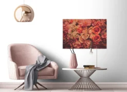 Livingwalls Leinwand, Rosen, Hydrangea, 90x60 cm DD120258