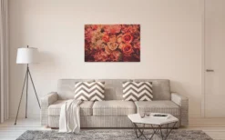 Livingwalls Leinwand, Rosen, Hydrangea, 90x60 cm DD120258