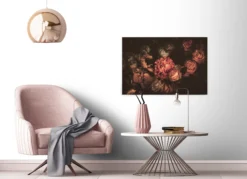Livingwalls Leinwand, Rosen, Hortensien, 90x60 cm DD120252