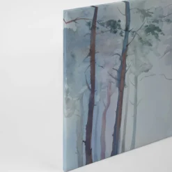 Livingwalls Leinwand, Wald, Bäume, 90x60 cm DD120295