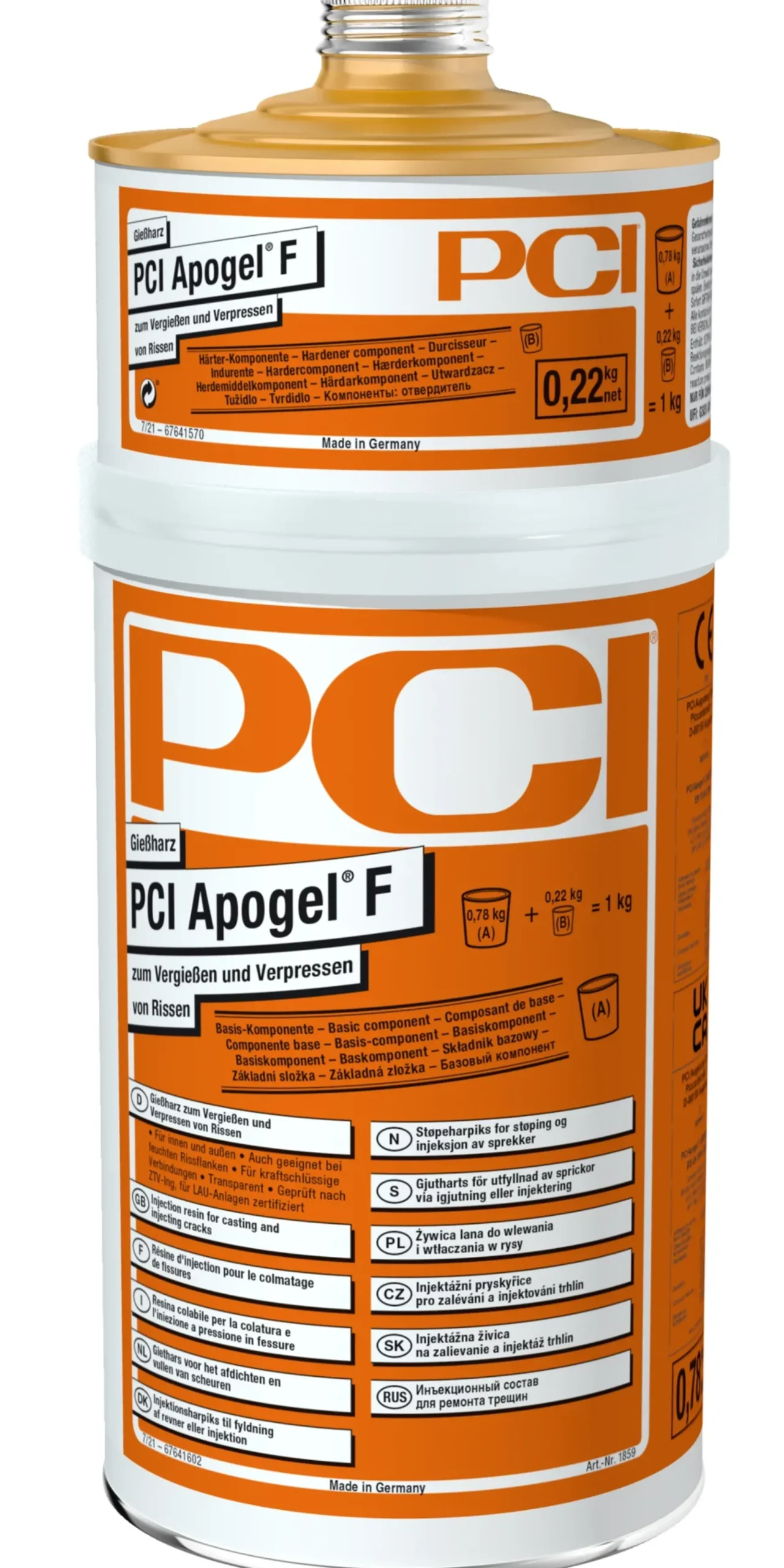 PCI Apogel® F transparent 1 kg