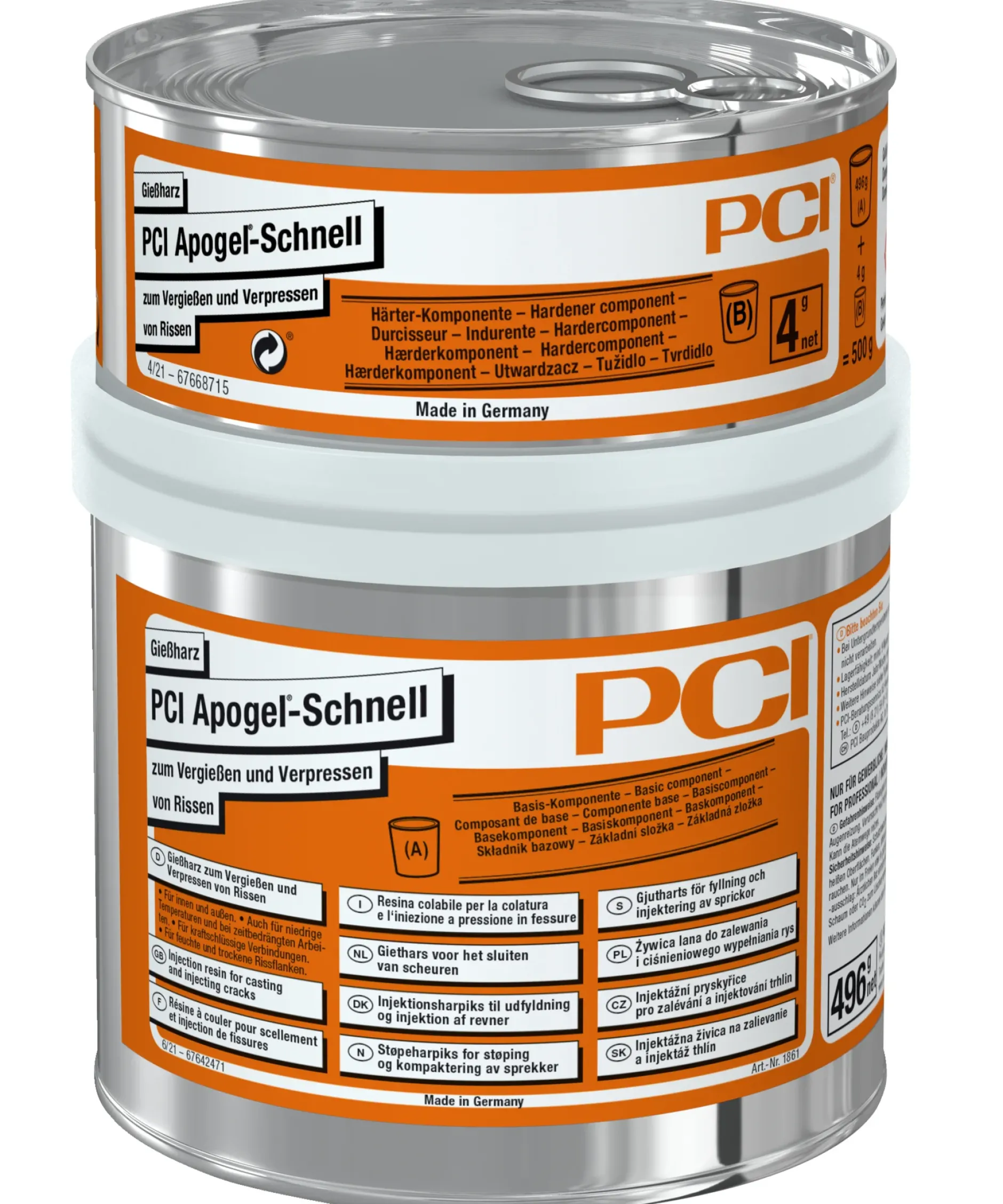 PCI Apogel®-Schnell transparent 0,5 kg