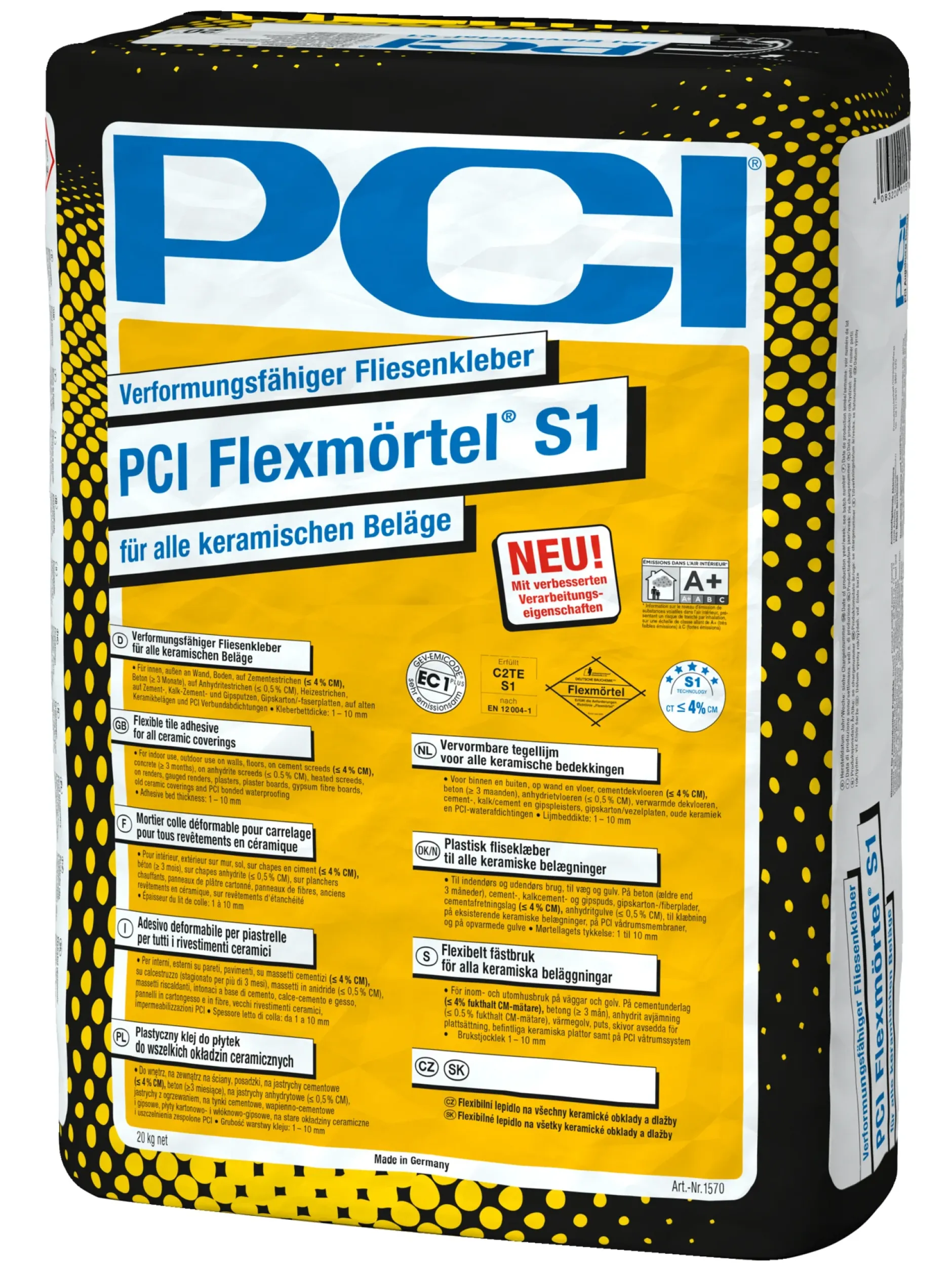 PCI Flexmörtel® S1 grau 20 kg