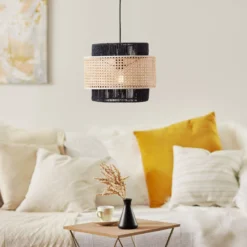 Pendelleuchte Anastasia - Rattan Braun