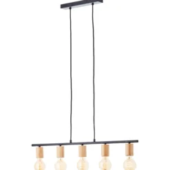 Pendelleuchte Karl - Holz Braun