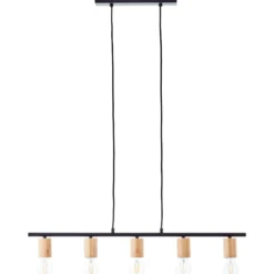 Pendelleuchte Karl - Holz Braun