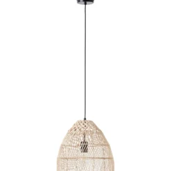 Pendelleuchte Lionel - Rattan Braun