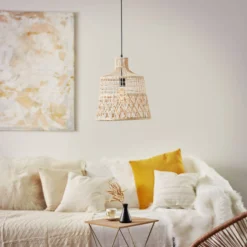 Pendelleuchte Luana - Bambus Braun