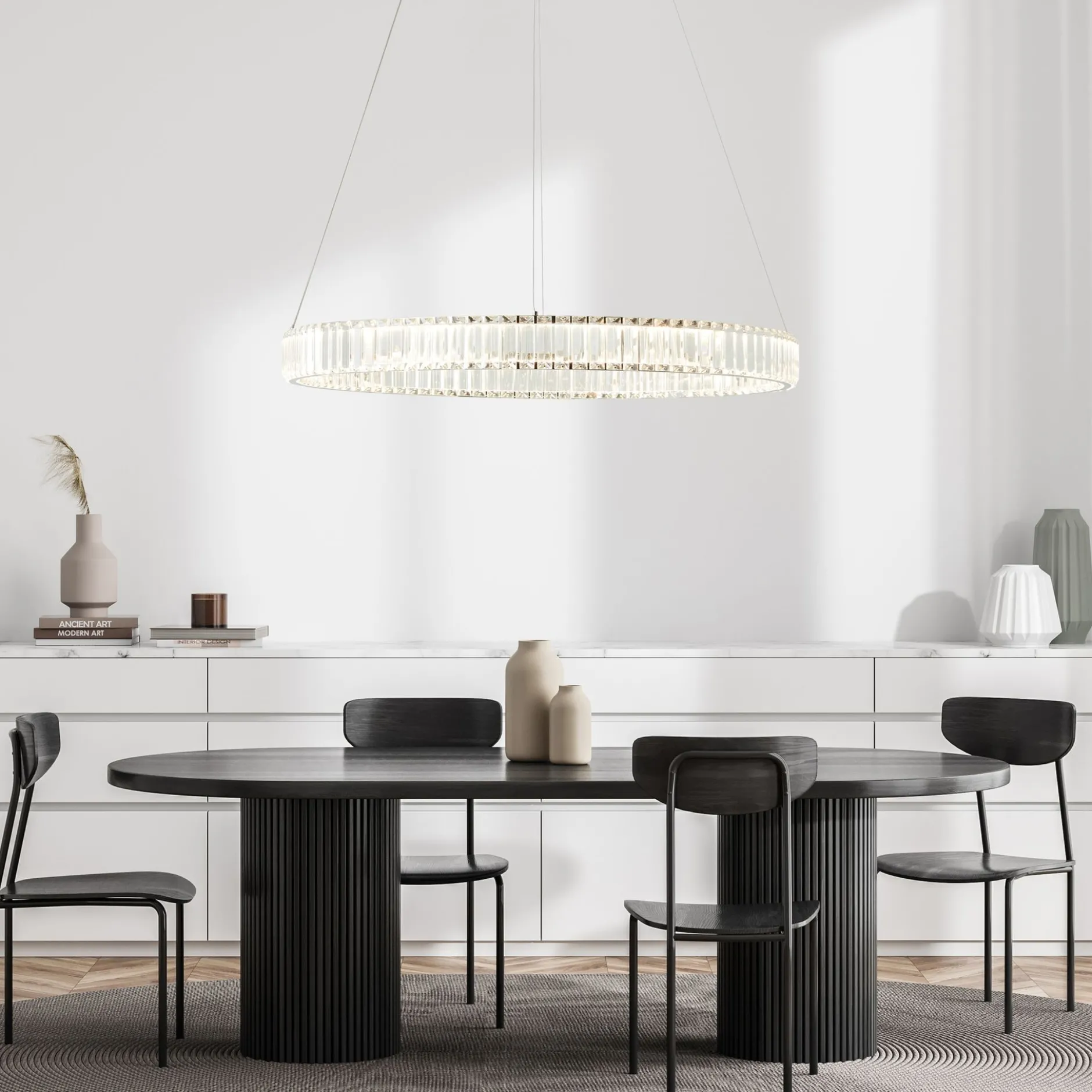 Pendelleuchte Marleen - Chrom Metallic
