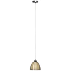 Pendelleuchte Maxime - Glas Metallic