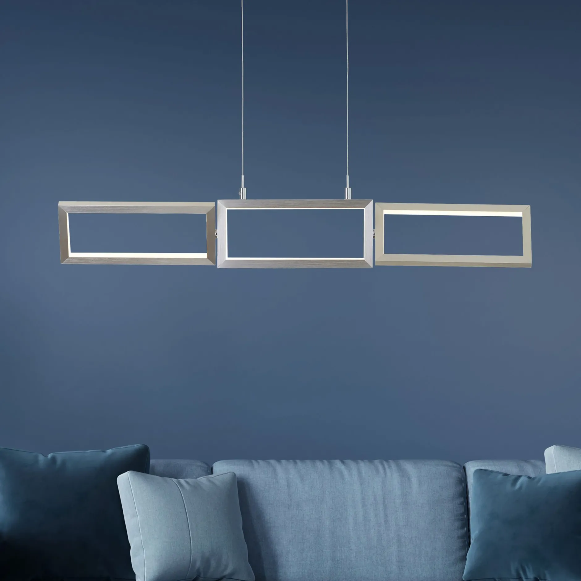 Pendelleuchte Sia - Metall Metallic