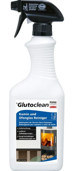 Pufas Glutoclean Kamin- und Ofenglas-Reiniger 750 ml