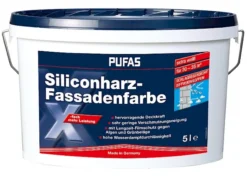 Pufas Siliconharz Fassadenfarbe weiß 5 l