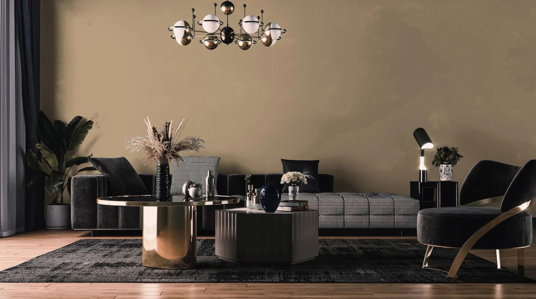 PURO Wandfarbe Beige "Mellow Brown" DD126034 1 l