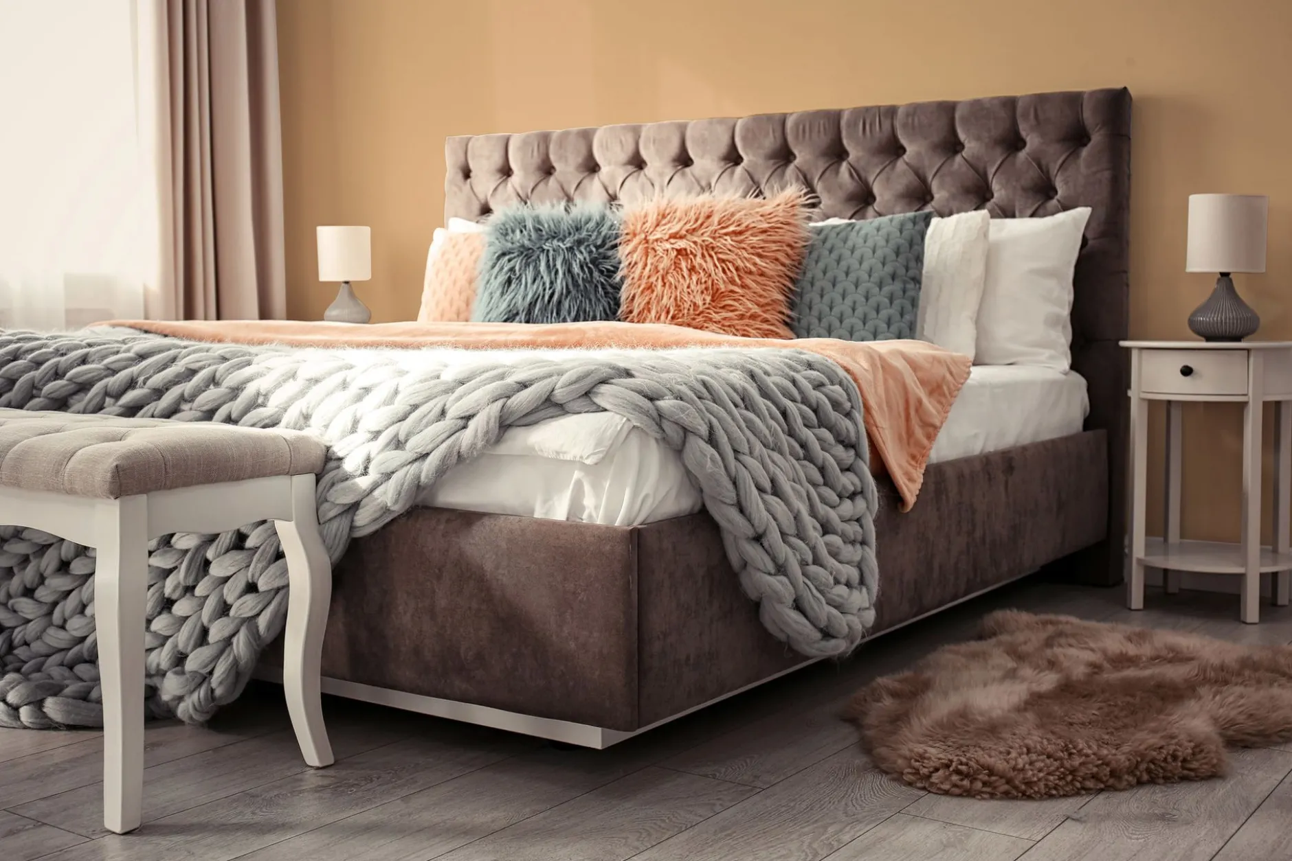 PURO Wandfarbe Beige "Sandy Beige" DD126082 1 l