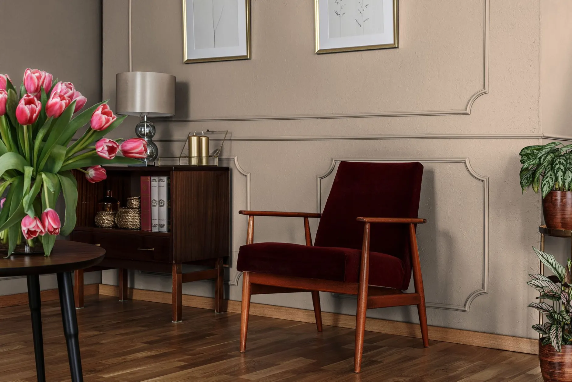 PURO Wandfarbe Beige "Sandy Beige" DD126076 1 l