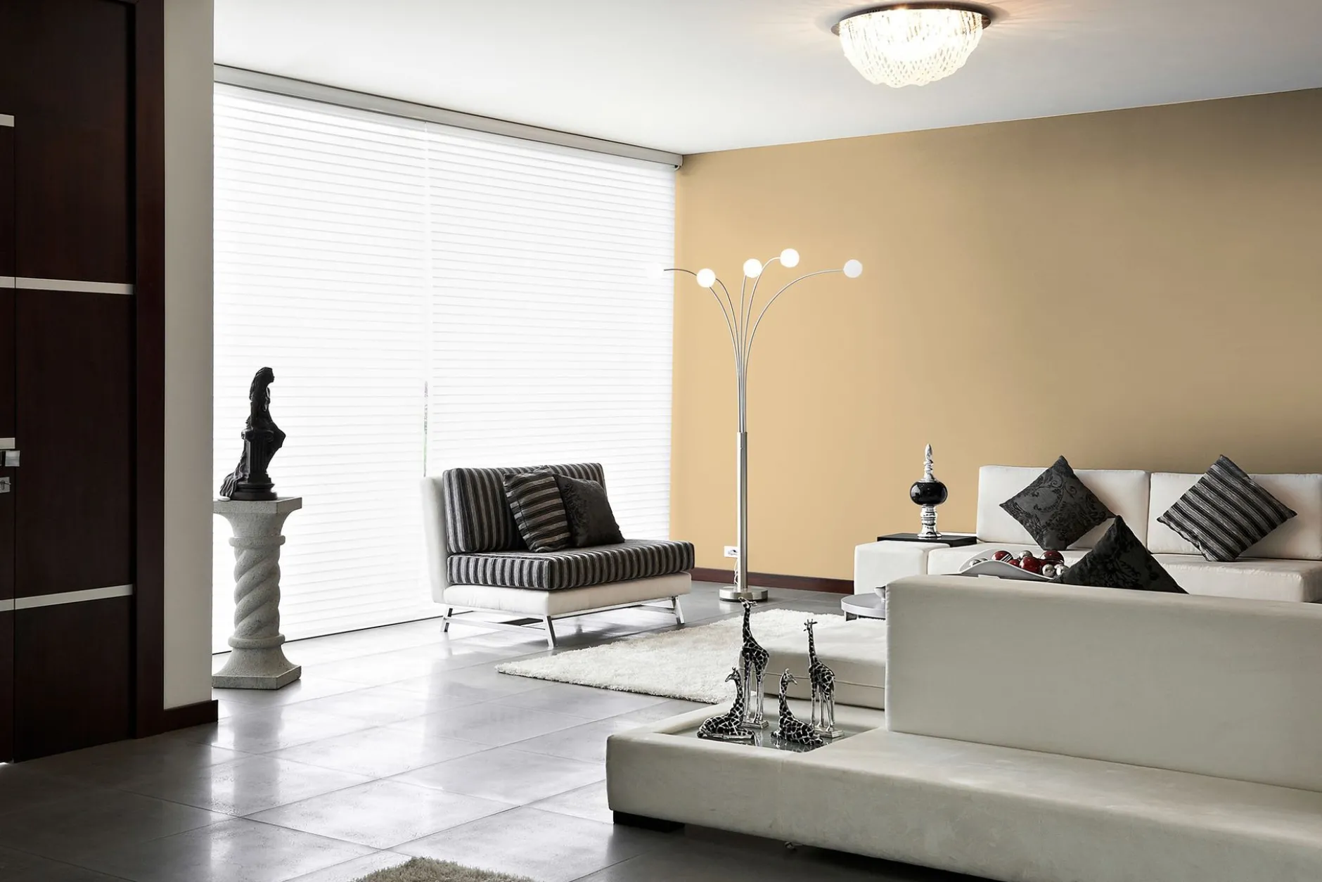 PURO Wandfarbe Beige "Smooth Saffron" DD126124 1 l