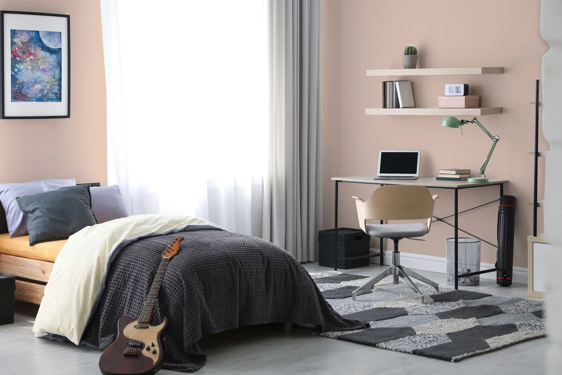 PURO Wandfarbe Beige "Varied Red" DD125824 1 l