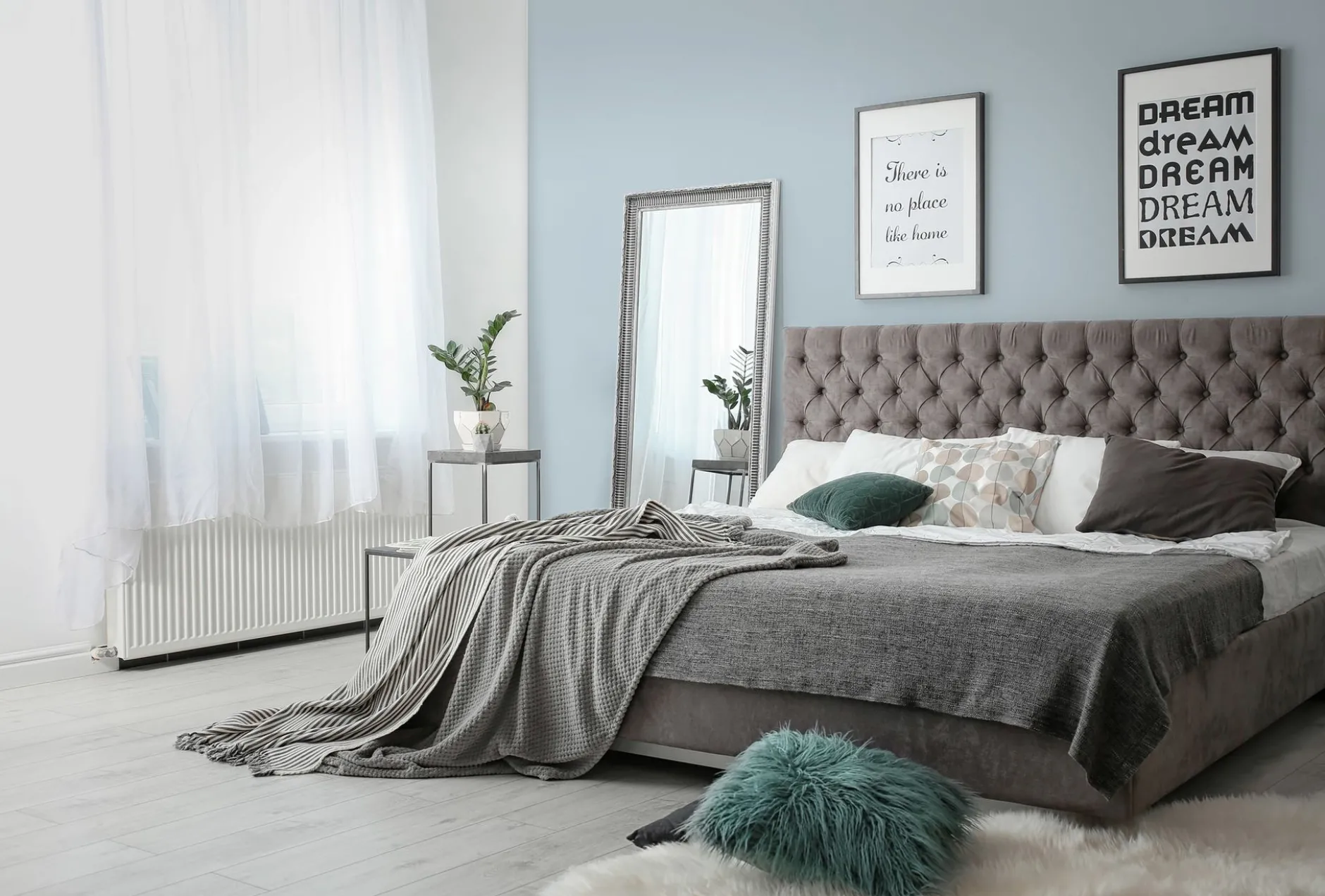 PURO Wandfarbe Blau "Ocean Blue" DD125884 1 l