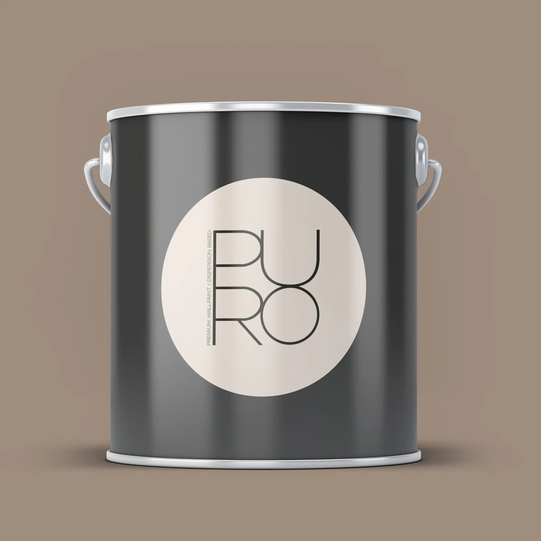 PURO Wandfarbe Braun "Calm Taupe" DD126010 1 l