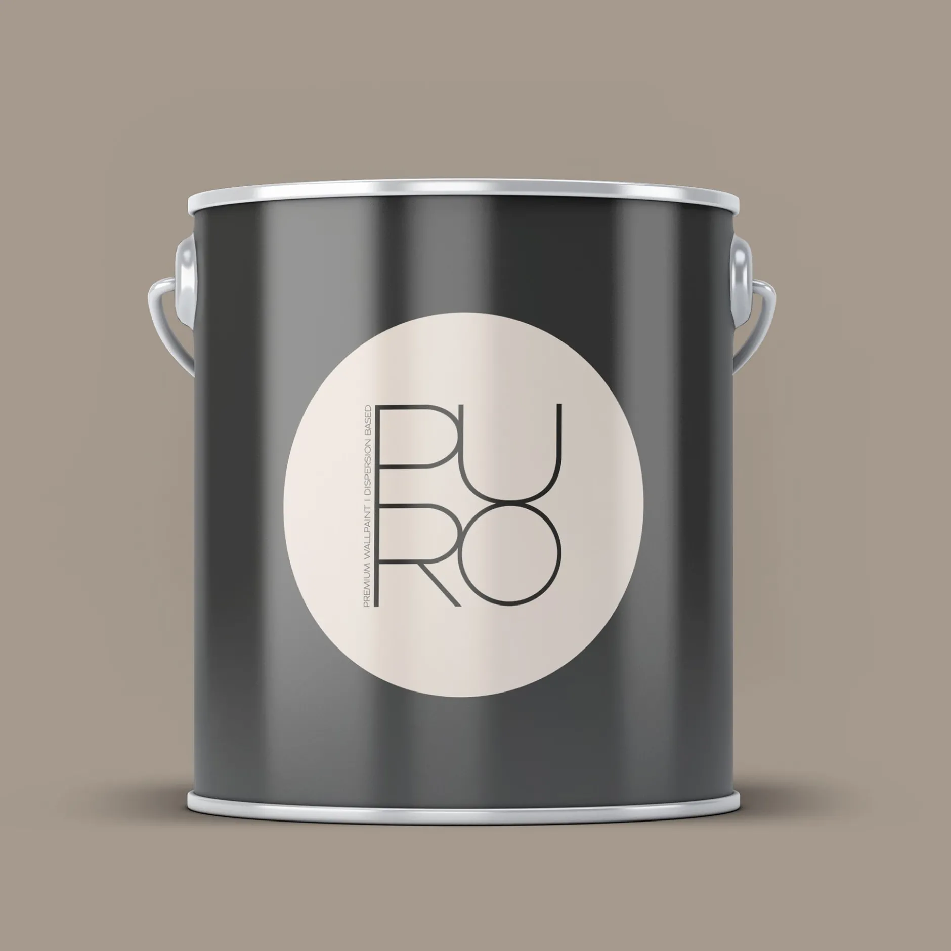 PURO Wandfarbe Braun "Calm Taupe" DD126007 1 l