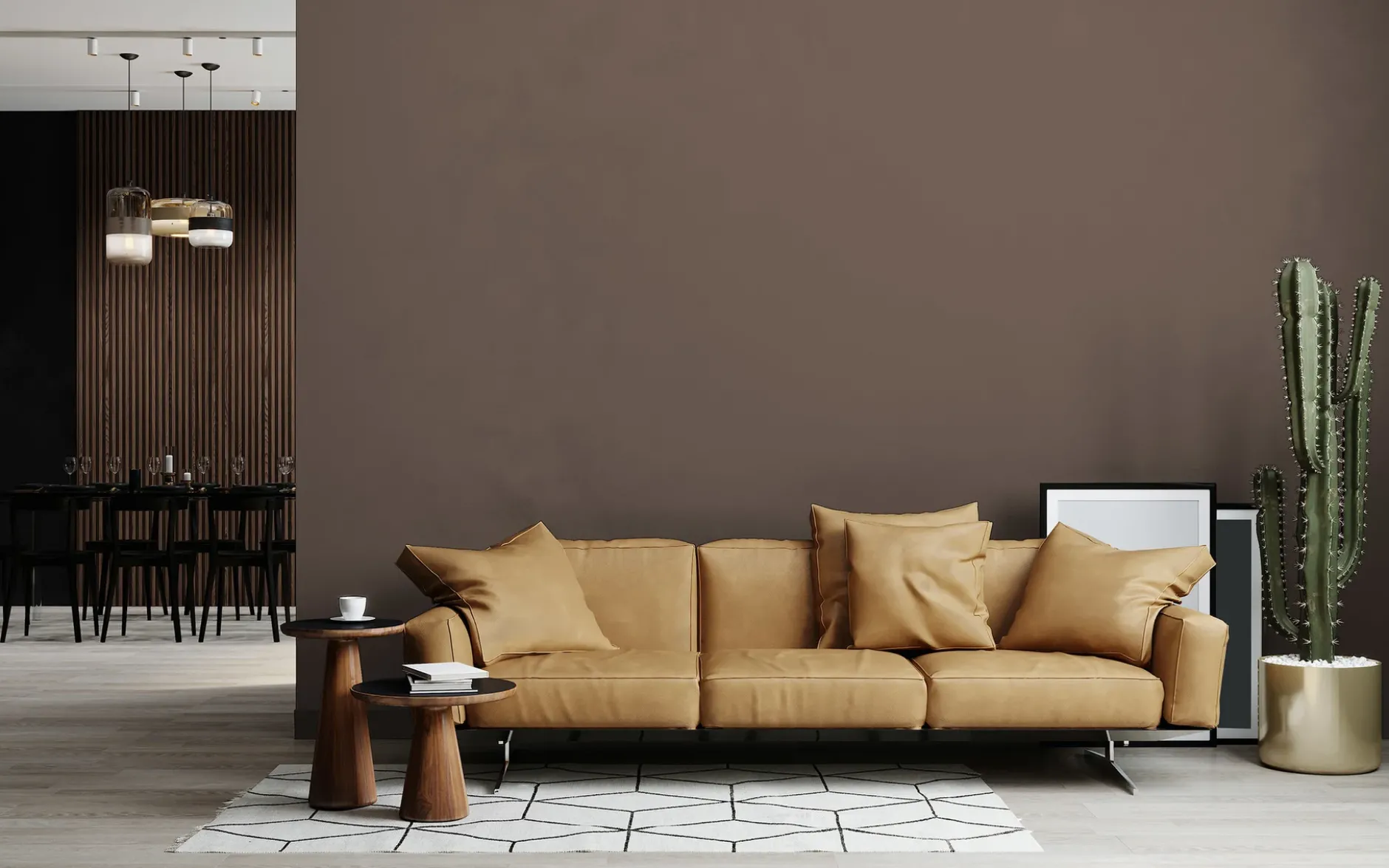 PURO Wandfarbe Braun "Soothing Brown" DD126067 1 l