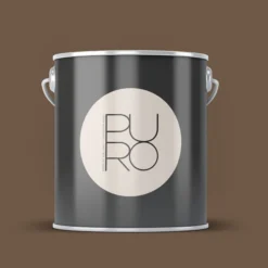 PURO Wandfarbe Braun "Soothing Brown" DD126064 1 l