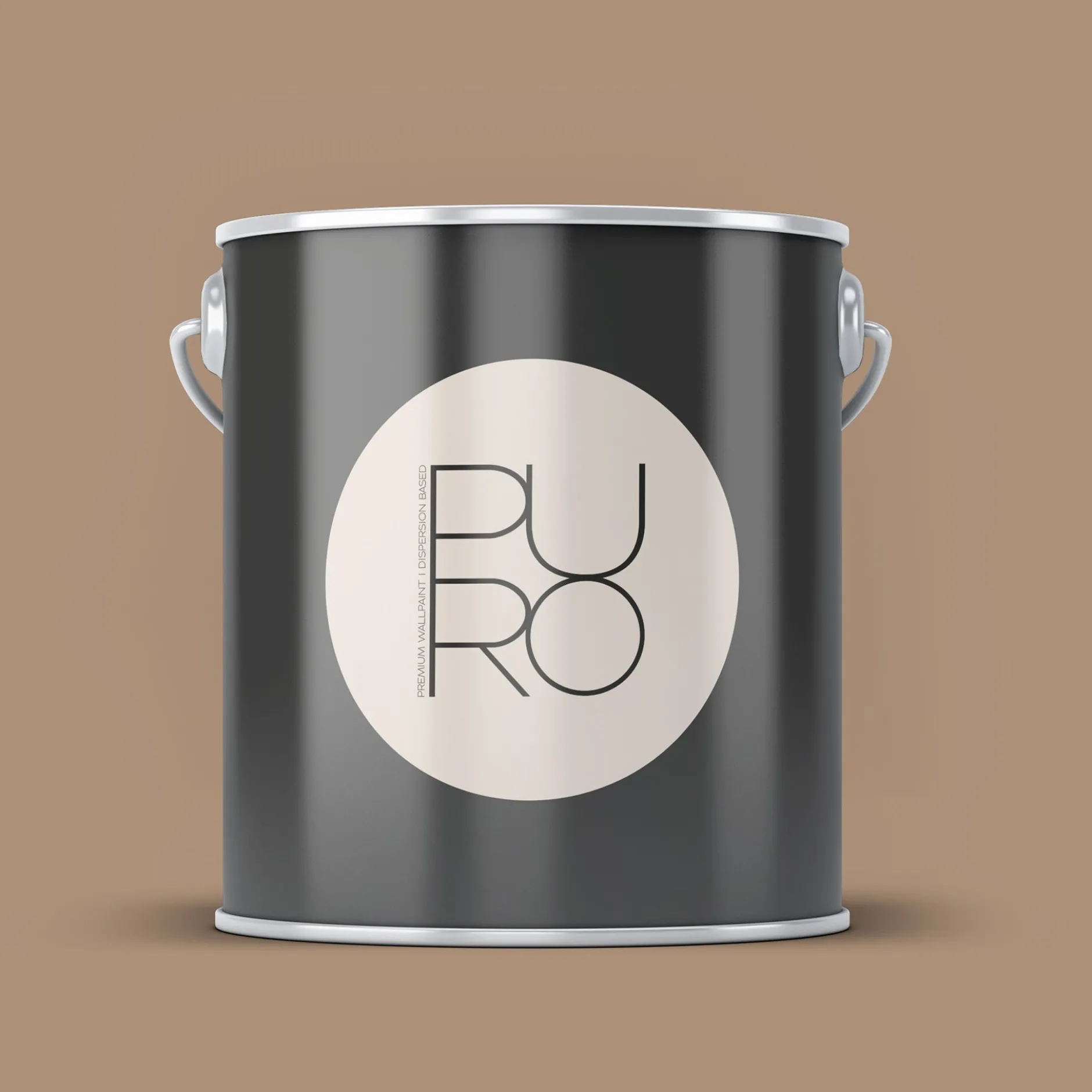 PURO Wandfarbe Braun "Soothing Brown" DD126058 1 l