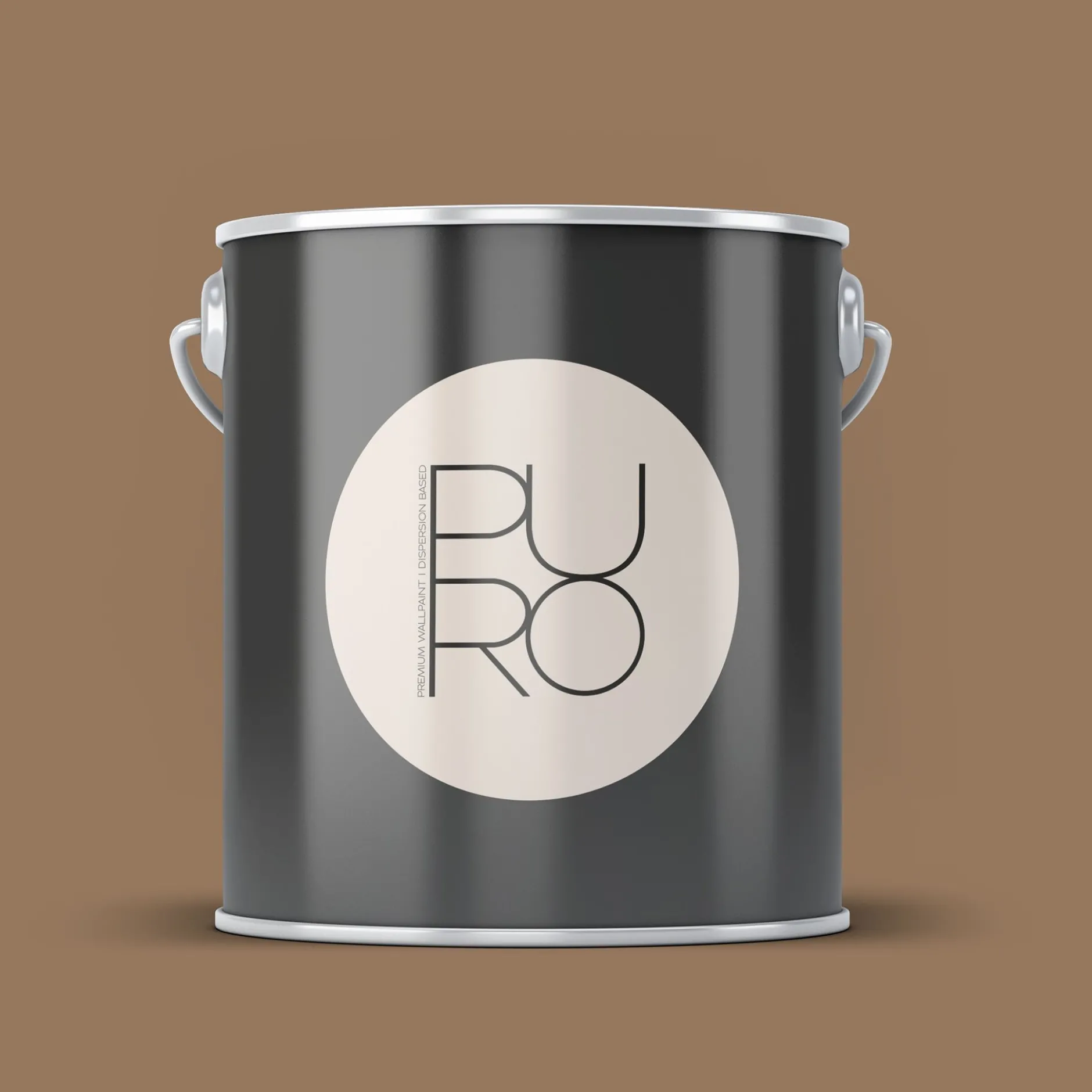 PURO Wandfarbe Braun "Soothing Brown" DD126061 1 l
