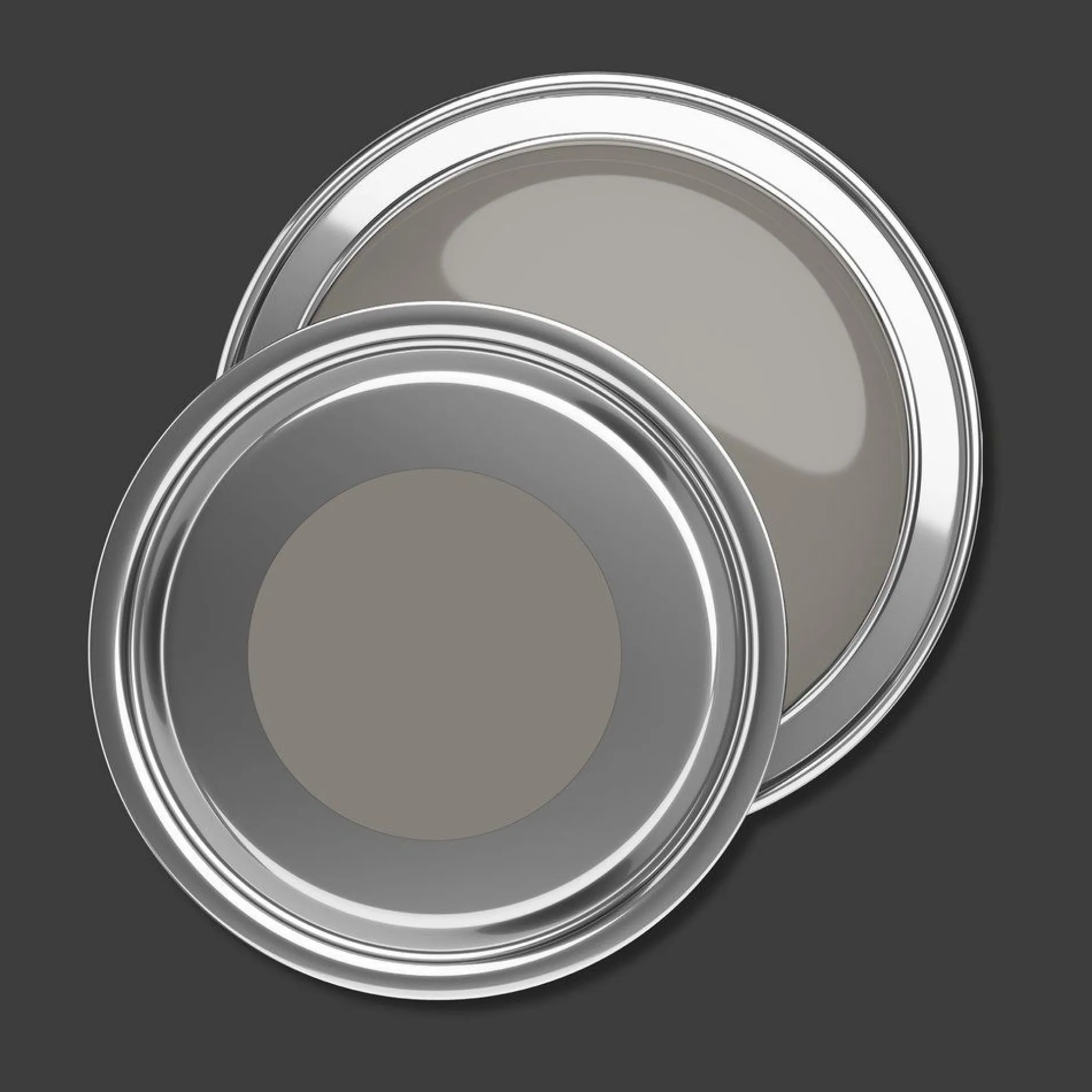 PURO Wandfarbe Grau "Creamy Grey" DD125770 1 l